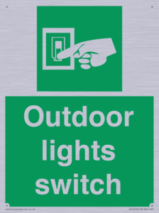 Outdoor lights switch